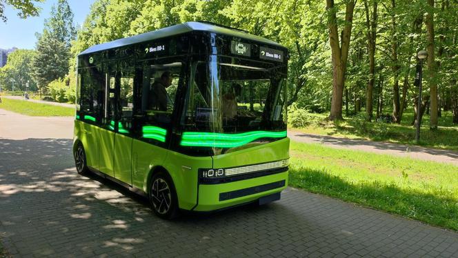 Autobus autonomiczny Blees-BB1 - wnętrze