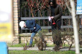 Marta Kaczyńska z synem