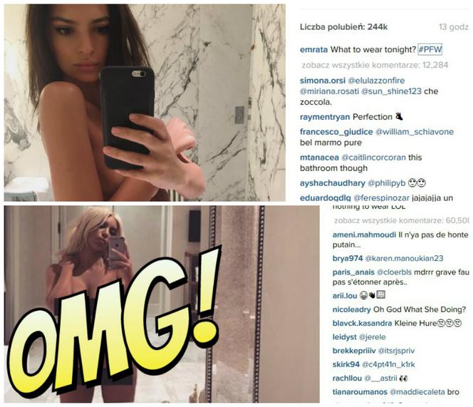 Emily Ratajkowski i Kim Kardashian nago