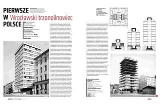 Tak powstał wrocławski Trzonolinowiec - pierwszy w Polsce wieżowiec podwieszony