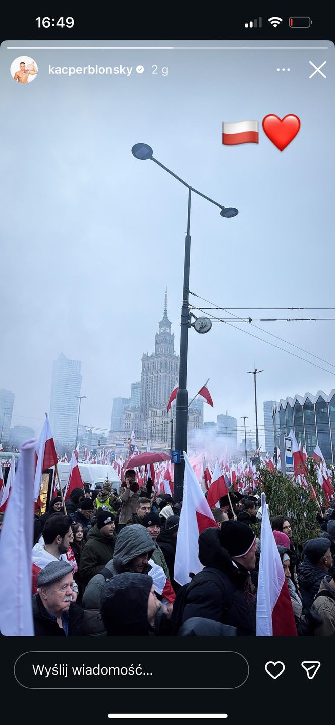 Patriotyczne wpisy gwiazd! Tak 11 listopada uczcili polską wolność