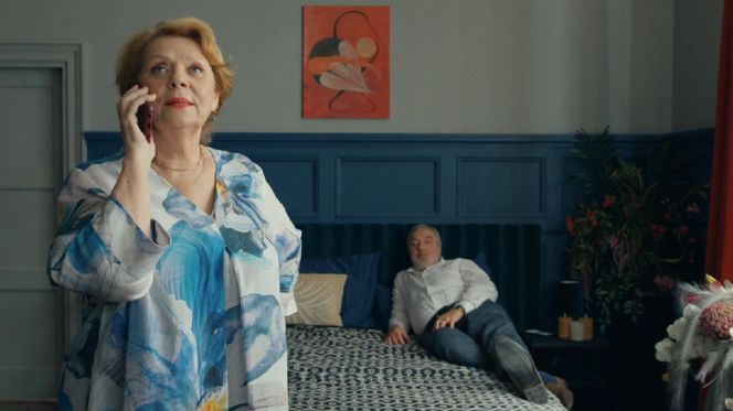 Barwy szczęścia, odcinek 3121. Józefina (Elżbieta Jarosik), Andrzej (Leon Charewicz)