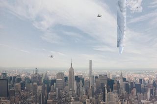 Utopia goni utopię: Wieżowiec zawieszony w powietrzu, z fundamentem na asteroidzie. Rzeczywistość zaczyna się od science-fiction 