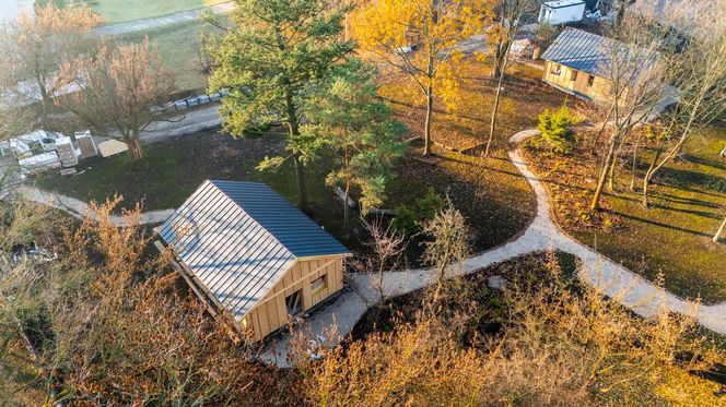 Odbudowa domków fińskich na Polu Mokotowskim