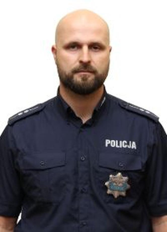 aspirant Krzysztof Szeszel (KOMISARIAT POLICJI I W BIAŁYMSTOKU)