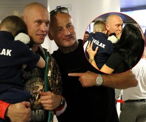 Tak Artur Szpilka powitał mistrza świata. Szalona radość i śpiewy na lotnisku, Michał Cieślak już w Polsce