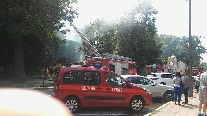2 Pożar willi Richtera w Łodzi