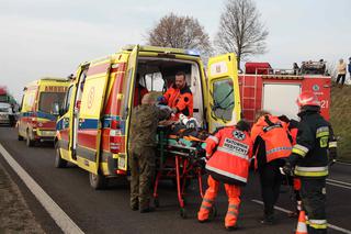  Staranowała auto policjantów