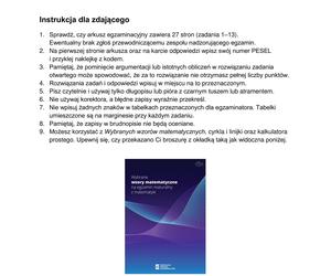 Matura 2024: matematyka. Arkusze CKE i odpowiedzi. Poziom rozszerzony [Formuła 2023]