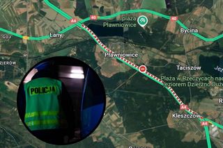 Wypadek na autostradzie A4 pod Gliwicami. Droga jest całkowicie zablokowana