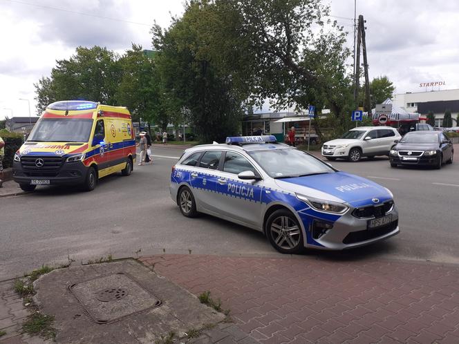 Potrącenie pieszej na ulicy Radomskiej w Starachowicach