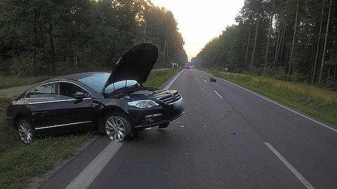 Wypadek na trasie Kolbuszowa - Mielec na Podkarpaciu