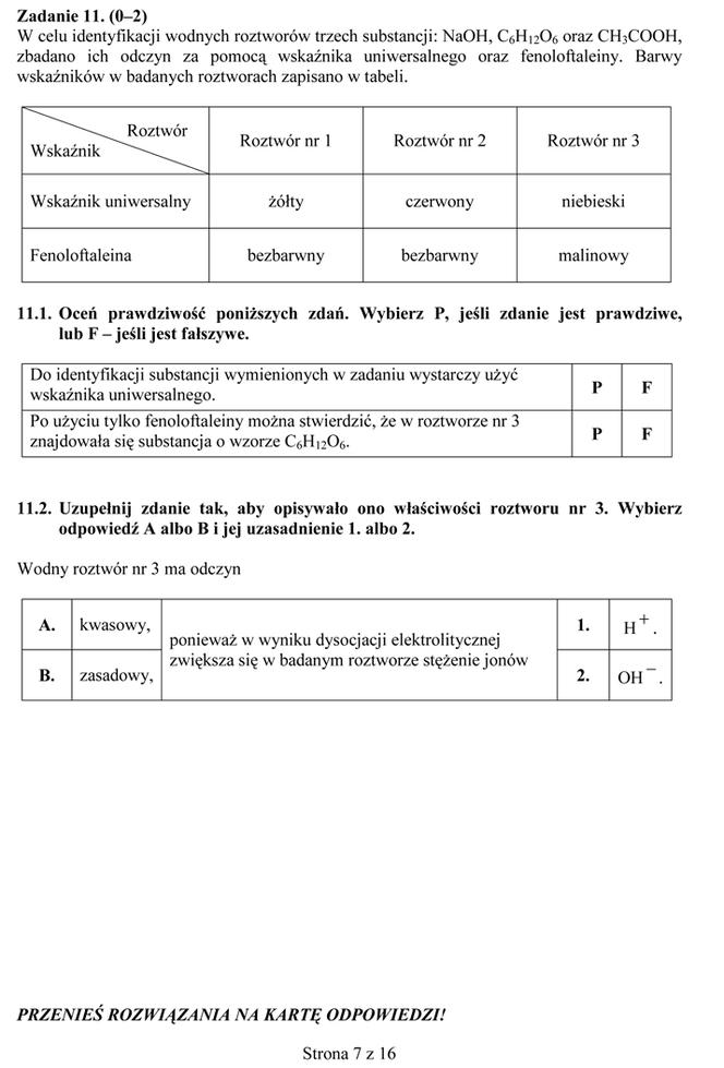 EGZAMIN GIMNAZJALNY 2014 PRZYRODA, BIOLOGIA, GEOGRAFIA: ARKUSZE OFICJALNE Z CKE + ODPOWIEDZI