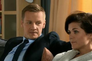 M jak miłość odc. 1098. Piotrek (Marcin Mroczek), Kinga (Katarzyna Cichopek)