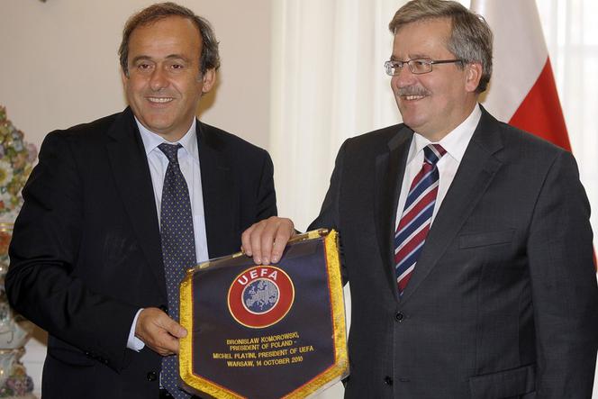 Bronisław Komorowski, Michel Platini