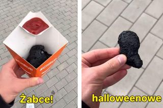 W Żabce pojawiły się halloweenowe nuggetsy. Wyglądają jak węgiel