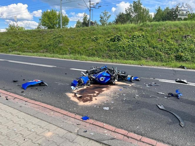 Blachownia. Nie żyje młody motocyklista. Policja podała przyczynę tragicznego wypadku