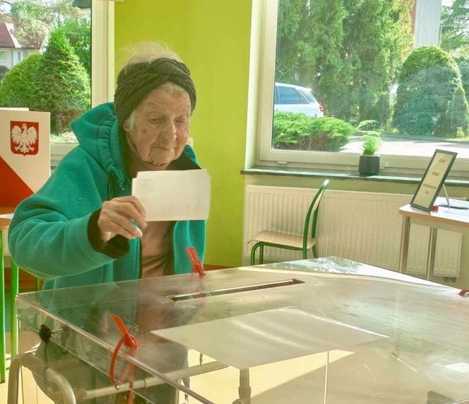 Ma 104 lata i oddała głos w wyborach