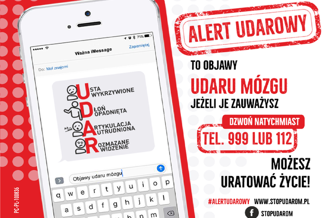 Jacek Rozenek i organizatorzy kampanii STOP UDAROM wysyłają do Polaków ALERT UDAROWY