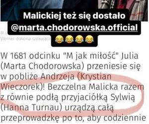 M jak miłość. Julia Malicka (Marta Chodorowska) nie jest podła