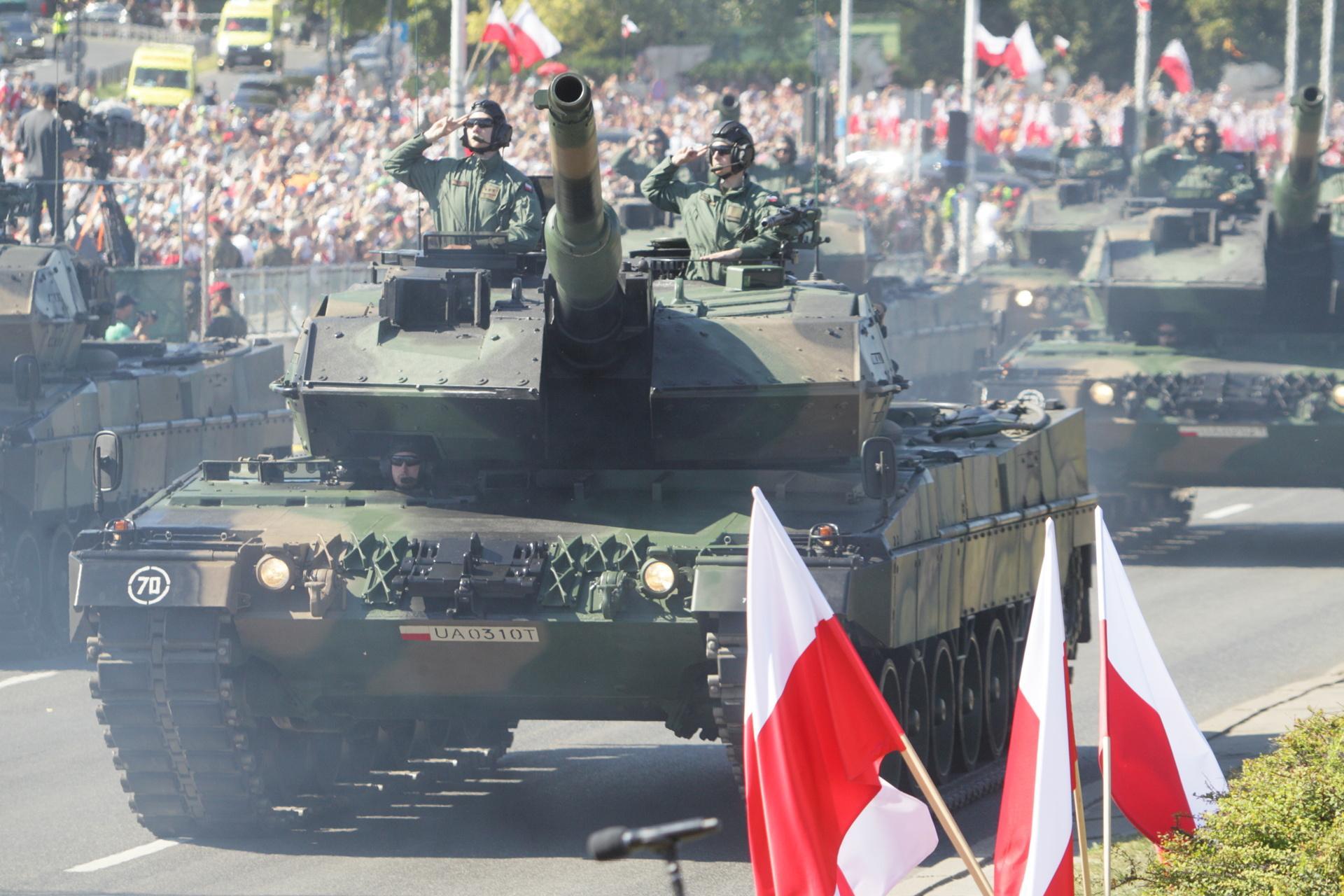 Czołgi Abrams, Leopard 2 i K2 na defiladzie Wojska Polskiego