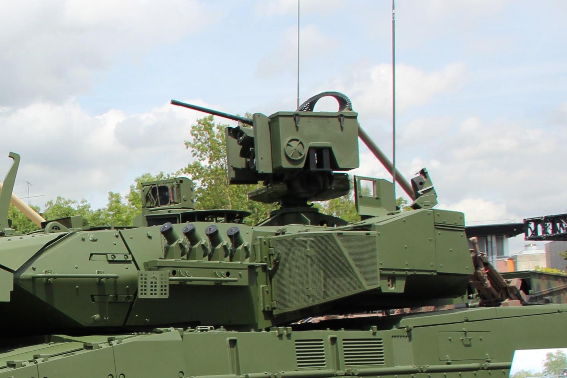 Wieża czołgu Leopard 2A8 na Eurosatory 2024