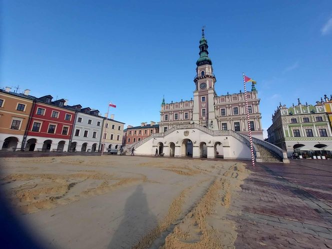 Budowa lodowiska w Zamościu