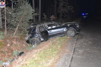 Pijany kierowca Audi spowodował śmiertelny wypadek. Nie żyje 32-letni pasażer