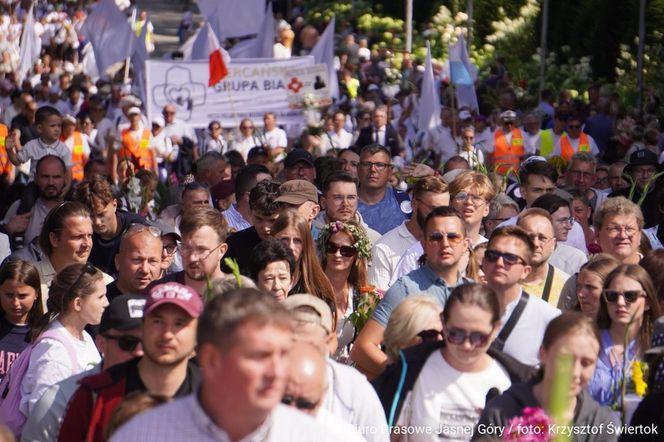 Pielgrzymki na Jasną Górą na uroczystości Matki Bożej Częstochowskiej