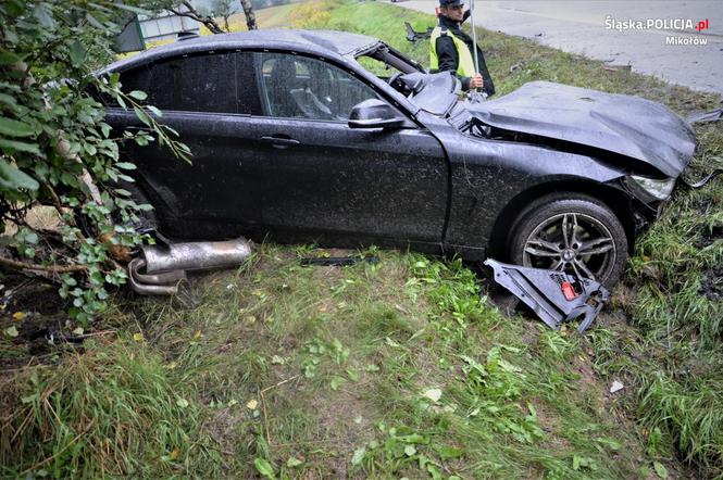 Mieszkaniec Mikołowa rozbił BMW serii 3 Gran Coupe