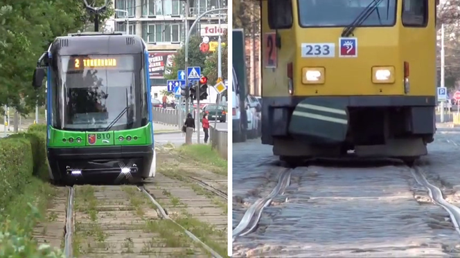 Tańczące tramwaje w Szczecinie