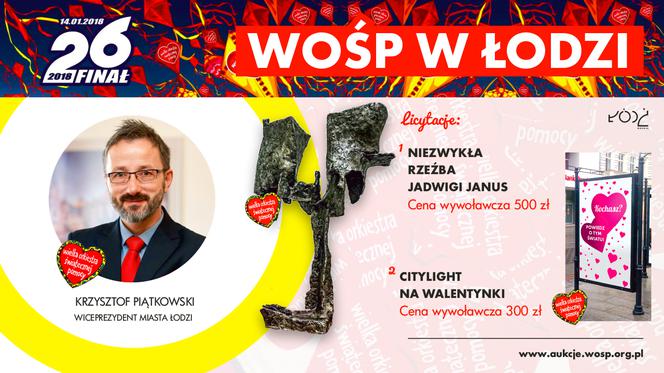 5 Łódzkie licytacje WOŚP 2018