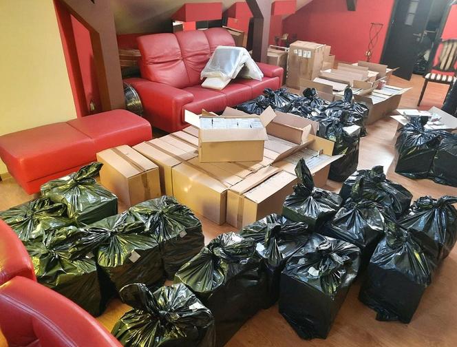 Pogranicznicy z Braniewa zlikwidowali hurtownię fajeczek