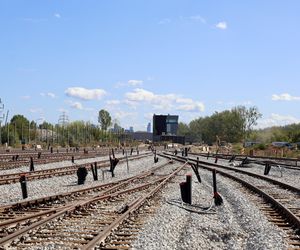 Byliśmy na placu budowy STP Karolin. Tu powstaje wielka sypialnia dla pociągów metra