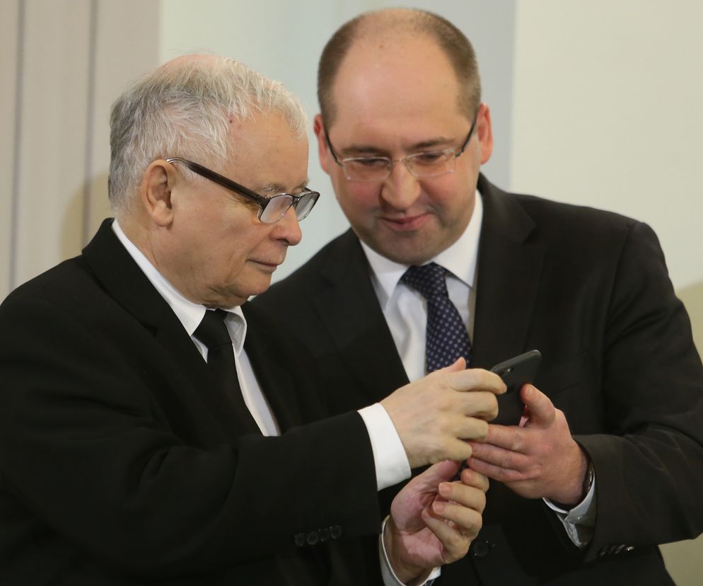  Jarosław Kaczyński i Adam Bielan
