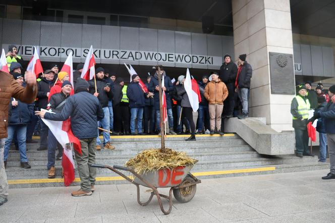 Protest rolników w Poznaniu 