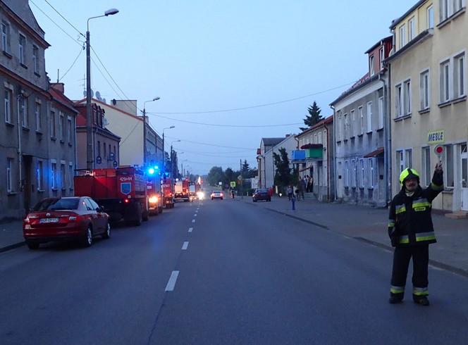 Pożar przy Kopernika. Zapaliła się szafka na klatce schodowej