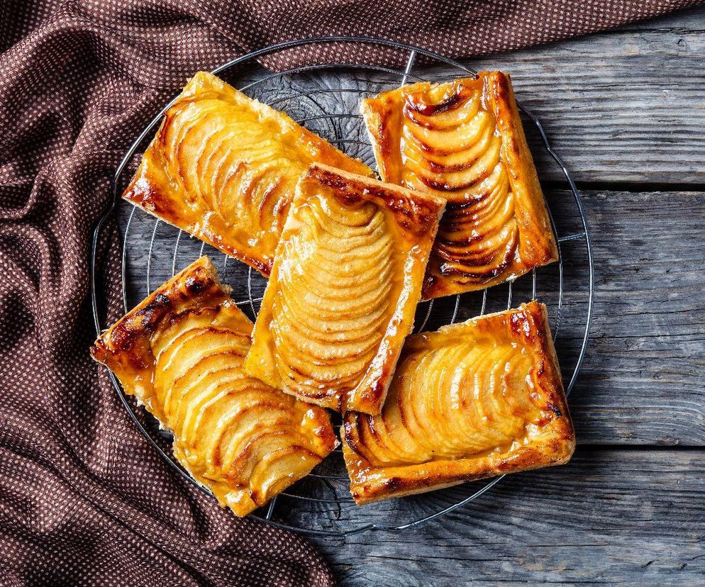 ciastka francuskie z jabłkami