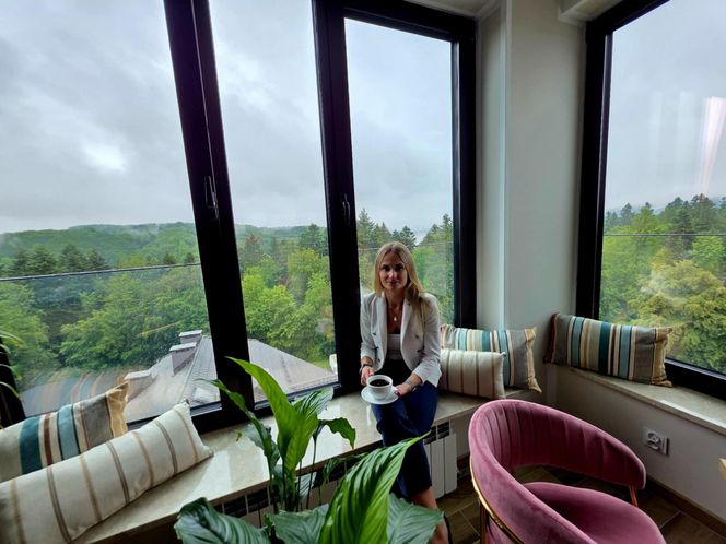 Kawiarnia Widokowa w Polańczyku Perła Bieszczadów.