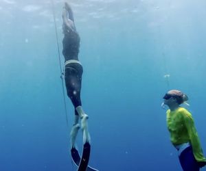 Polka Agata Załęcka osiągnęła sukces bijąc rekord swiata we freedivingu.