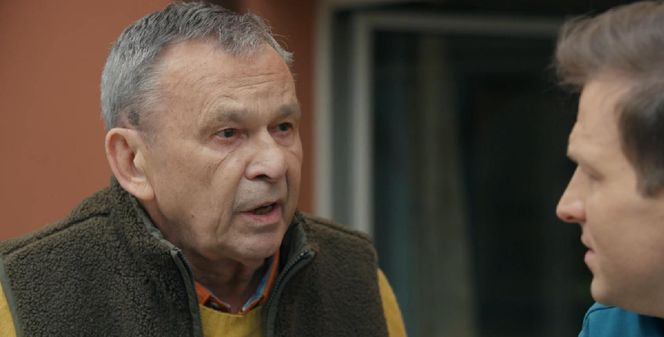 Barwy szczęścia, odcinek 3247. Czesław (Marian Jaskulski), Łukasz (Michał Rolnicki)