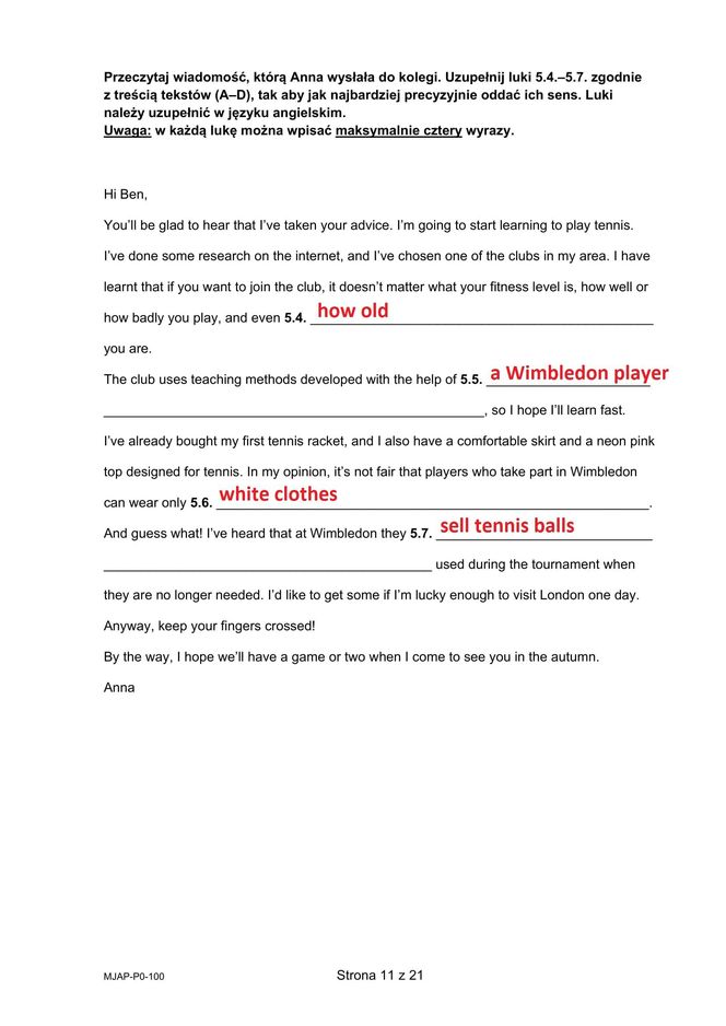 Matura 2025: angielski 7.05.2025. ODPOWIEDZI z angielskiego. Zobacz rozwiązane zadania [Formuła 2023]