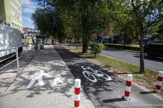 Ścieżka rowerowa wzdłuż ul. Beliny-Prażmowskiego jest już gotowa [FOTO]