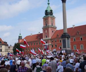 Protest katechetów w Warszawie 21.08.2024