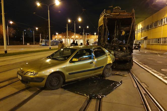 Tramwaj w płomieniach, 30 rannych, 16 zastępów... na szczęście to scenariusz szkolenia