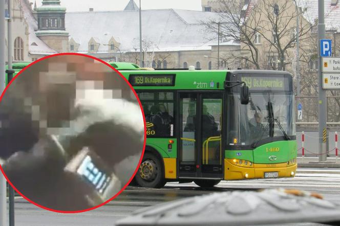 Poznań: Pasażerowie pobili kierowcę autobusu miejskiego. Szokujące nagranie
