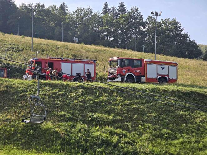 Awaria kolejki linowej na Czantorię. Trwa ewakuacja turystów