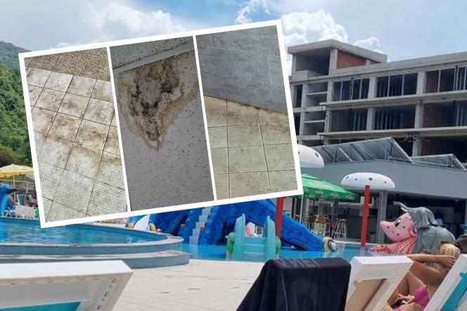 Czterogwiazdkowy hotel w Macedonii okazał się koszmarem. Grzyb na ścianie, owady w jedzeniu