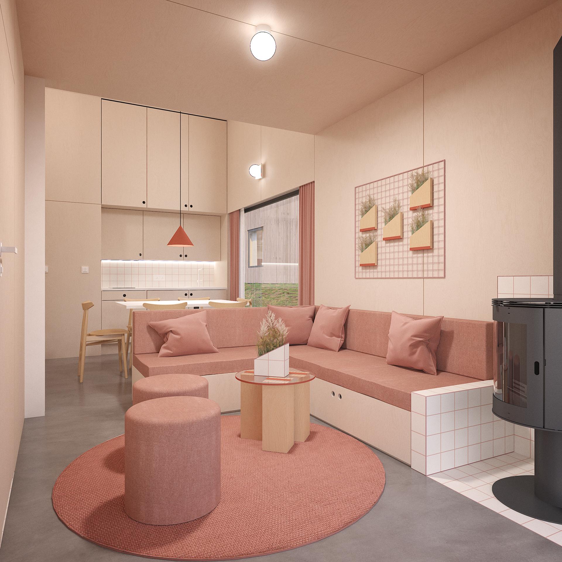 Zespół domków letniskowych w Borach Tucholskich projektu AKKT