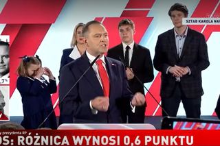 Córka Karola Nawrockiego podczas wieczoru wyborczego